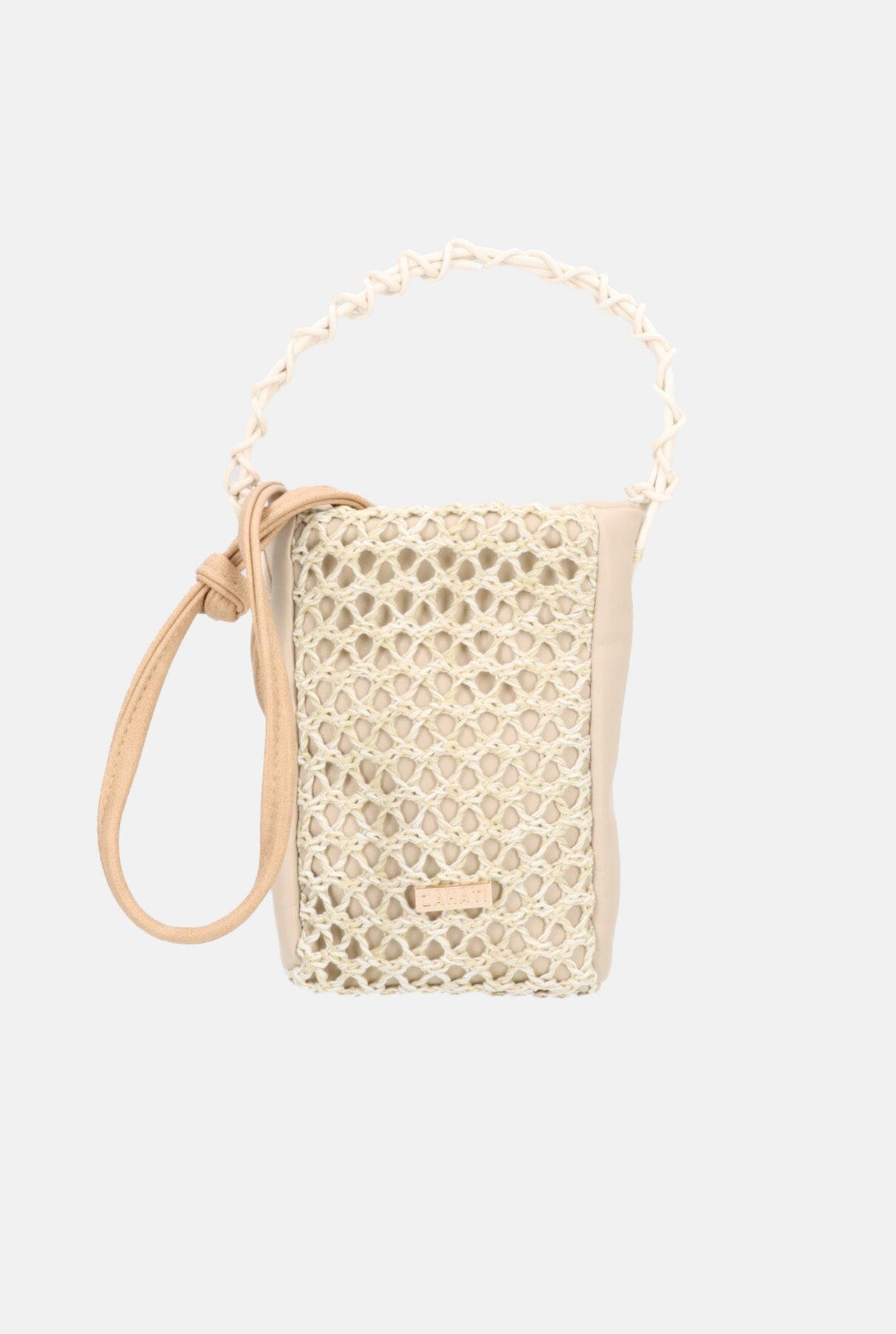 Bolso Zig-zag Mini champagne + merengue Crossbody bags Zahati 