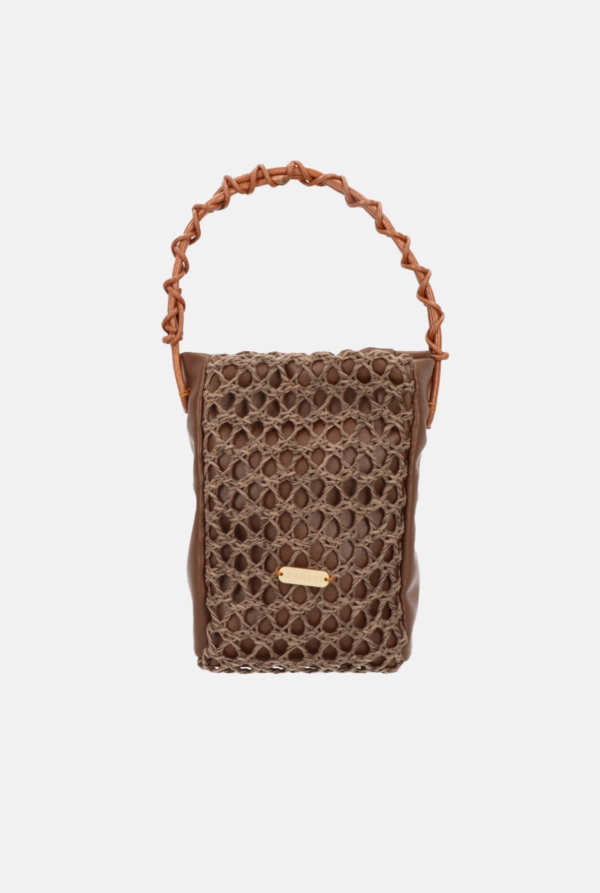 Bolso zig-zag Mini marrón Crossbody bags Zahati 