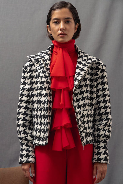 Bomber Valentina joya pata de gallo Jackets Julise Magon 