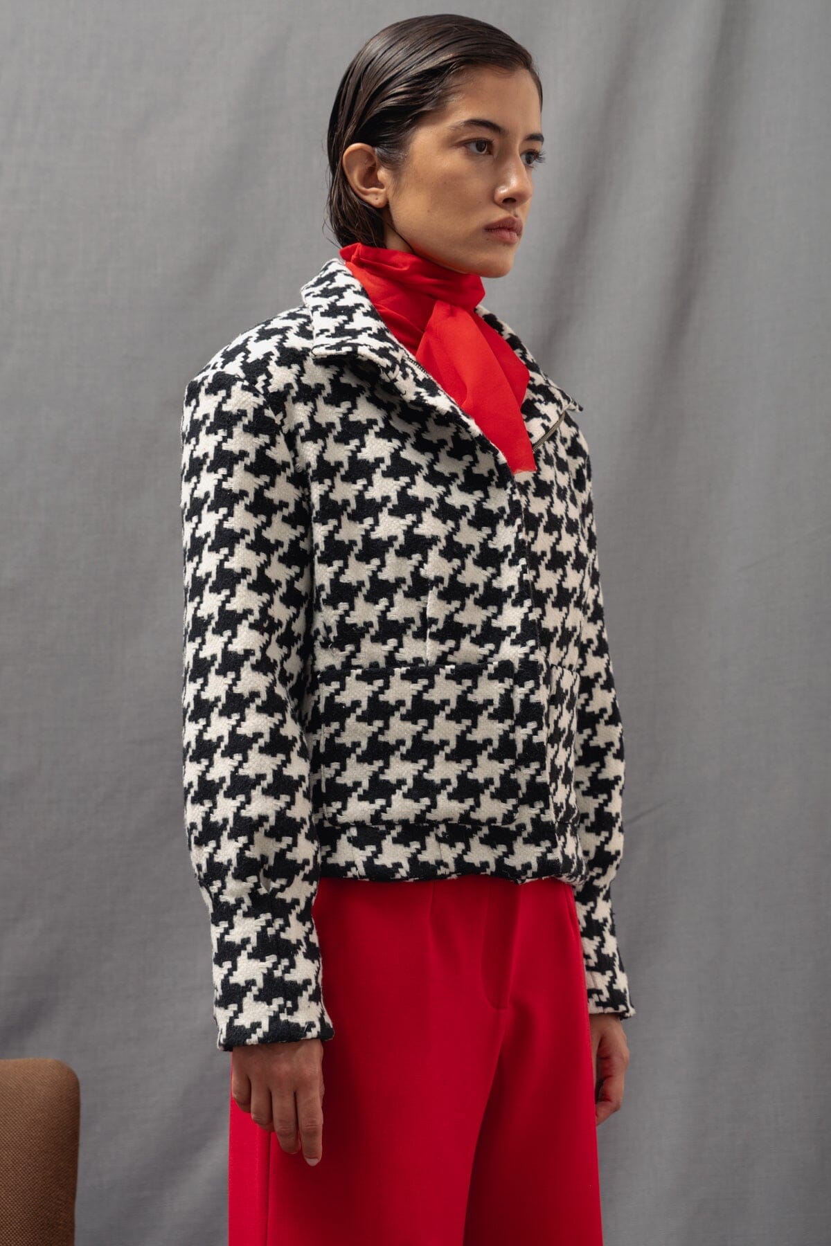 Bomber Valentina joya pata de gallo Jackets Julise Magon 