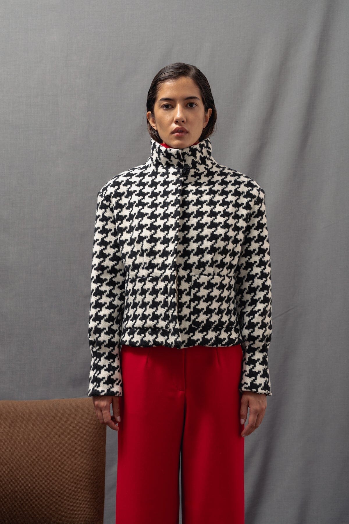 Bomber Valentina joya pata de gallo Jackets Julise Magon 