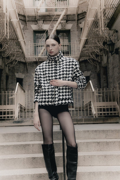 Bomber Valentina joya pata de gallo Jackets Julise Magon 