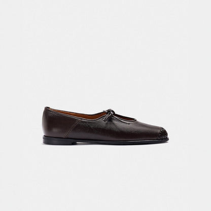 BORAGO MARRON OSCURO Flat shoes Naguisa 