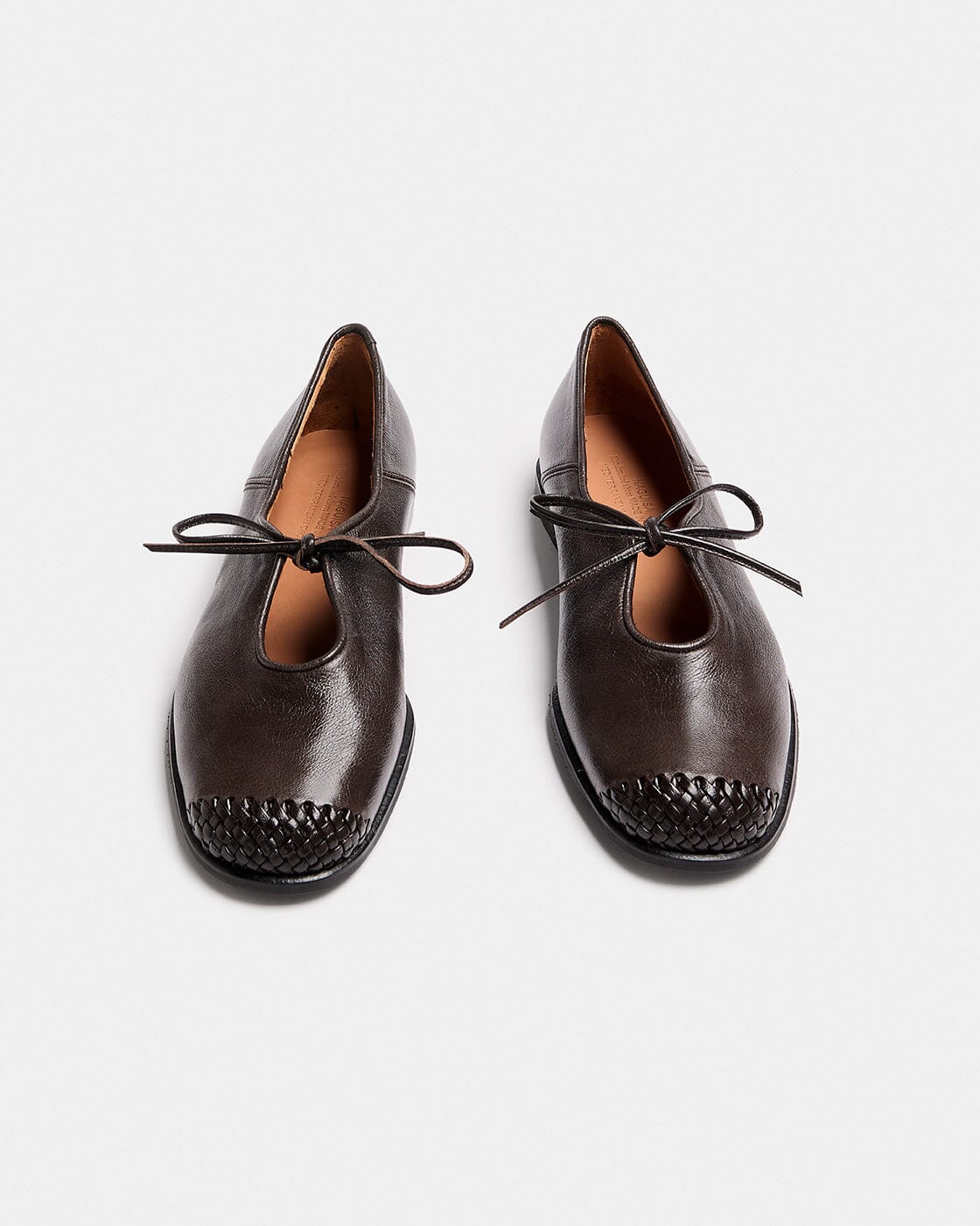 BORAGO MARRON OSCURO Flat shoes Naguisa 
