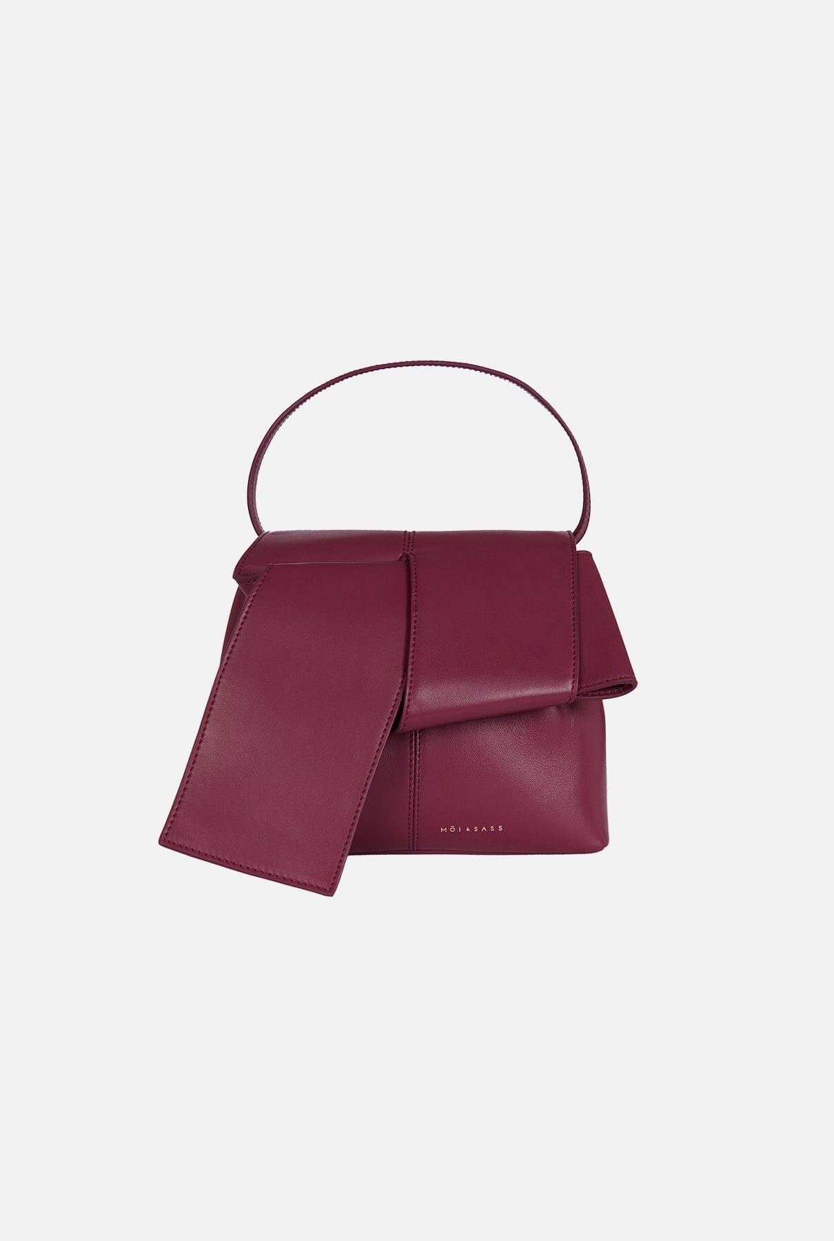 BOW BAG | BURGUNDY Hand bags Moi & Sass 