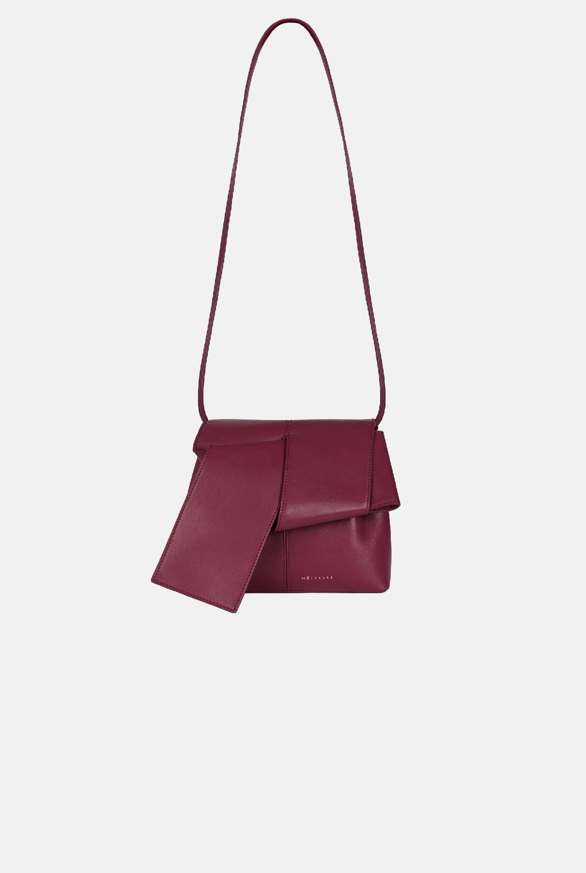 BOW BAG | BURGUNDY Hand bags Moi & Sass 