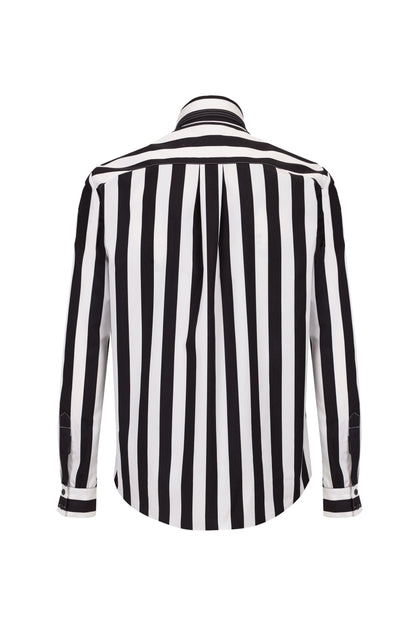 Bow B&W Stripes Shirt Shirts & blouses PALOMO SPAIN 