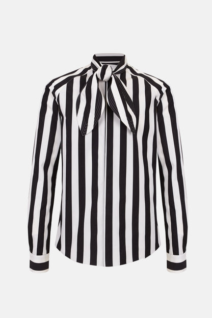 Bow B&W Stripes Shirt Shirts & blouses PALOMO SPAIN 