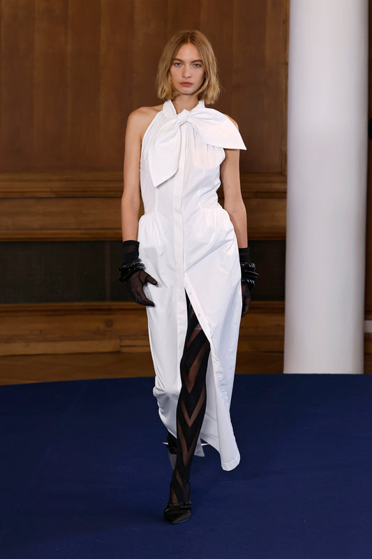 Bow Halter Dress Dresses PALOMO SPAIN 