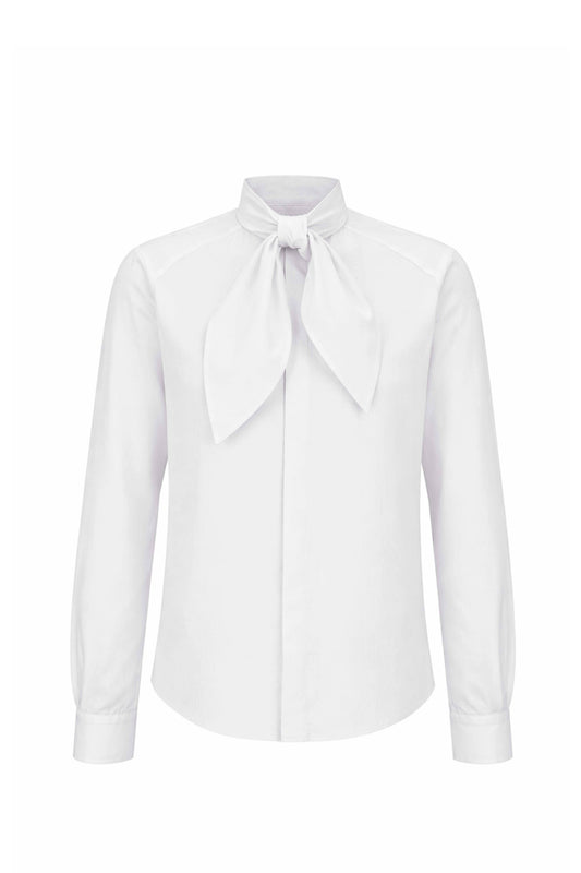 Bow White Shirt Shirts & blouses PALOMO SPAIN 