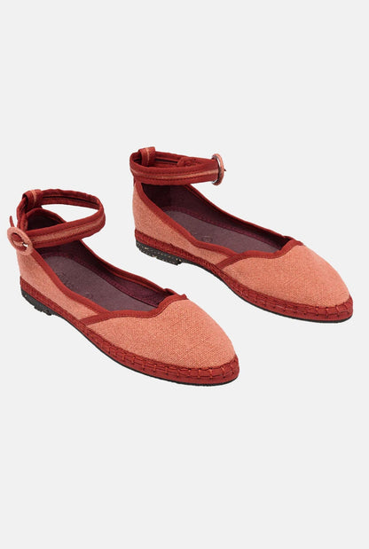 Bracelet Orange Flat shoes Flabelus 