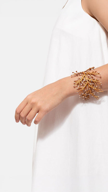Brazalete/ choker Helecho oro Necklaces Joaquin Blanco 