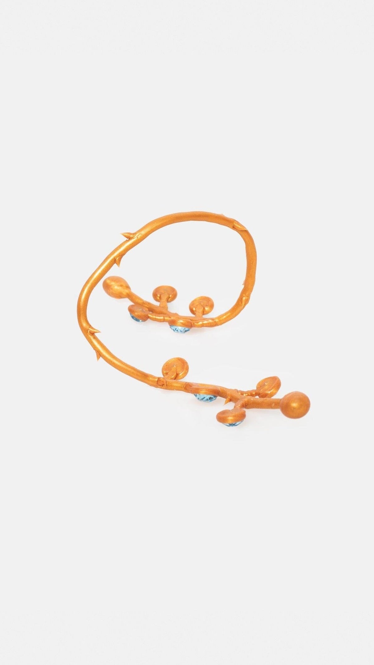 Brazalete rama cristal agua marina Bracelets Joaquin Blanco 