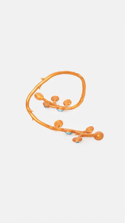 Brazalete rama cristal agua marina Bracelets Joaquin Blanco 