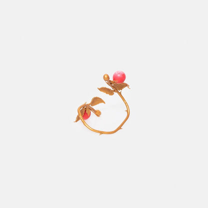 Brazalete Rama y Frutos Rosa Bracelets Joaquin Blanco 