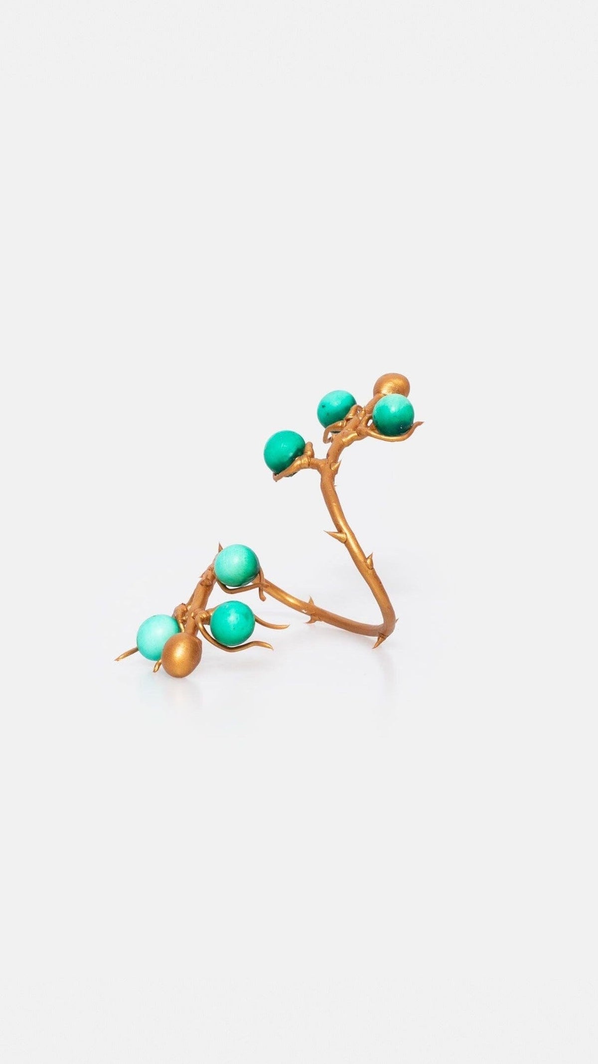 Brazalete Rama y Frutos Verde Bracelets Joaquin Blanco 