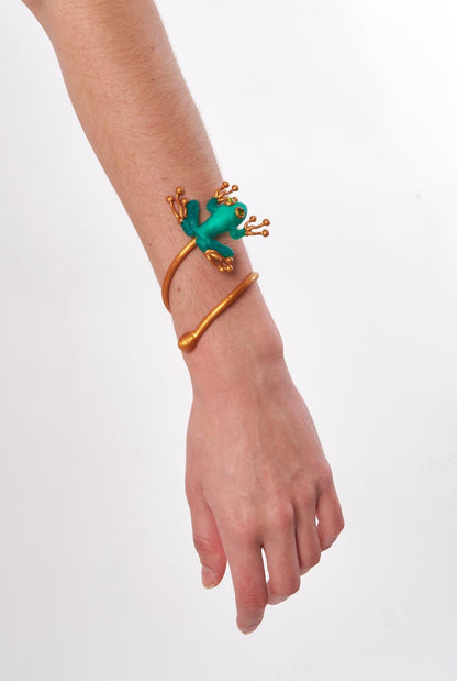 Brazalete Rana Green Bracelets Joaquin Blanco 