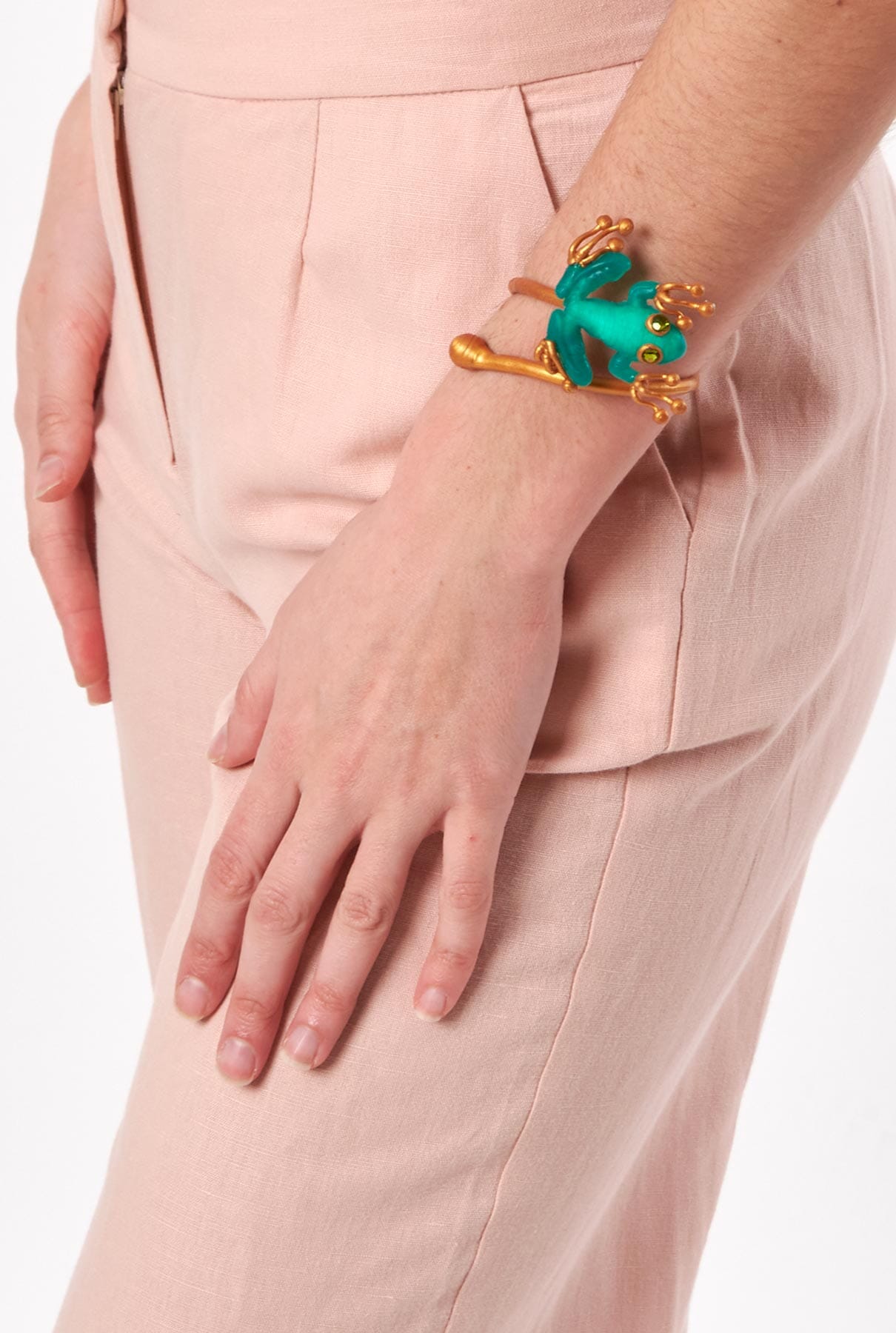 Brazalete Rana Green Bracelets Joaquin Blanco 