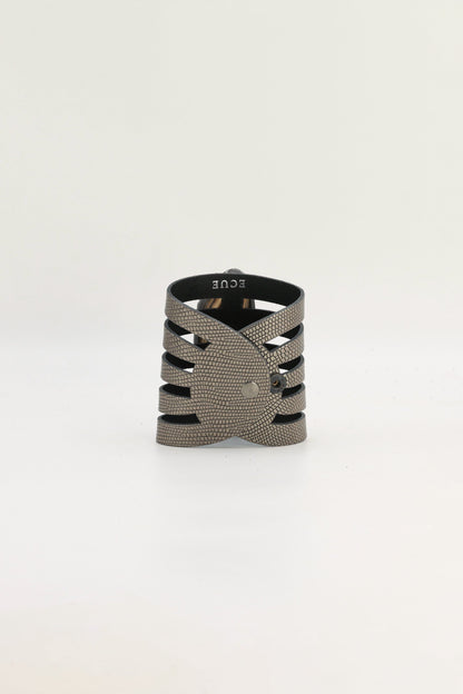 Brazalete Sol Plomo Ágata Natural PULSERAS Ecue 