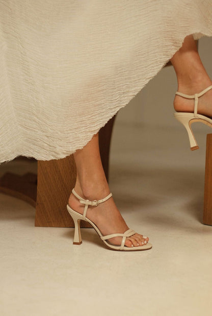 BRÍGIDA COTTON SANDALS Heels Flordeasoka 