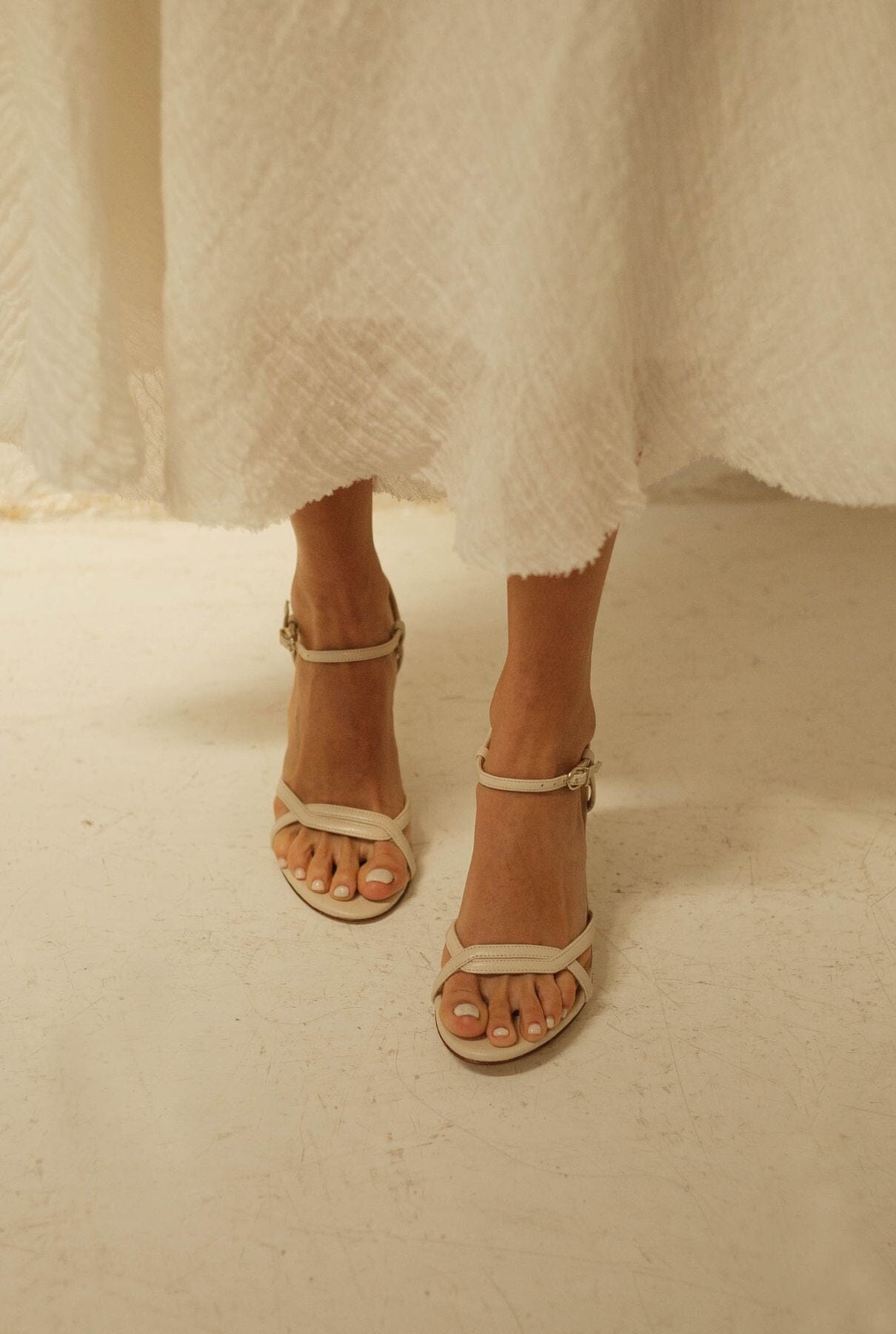 BRÍGIDA COTTON SANDALS Heels Flordeasoka 