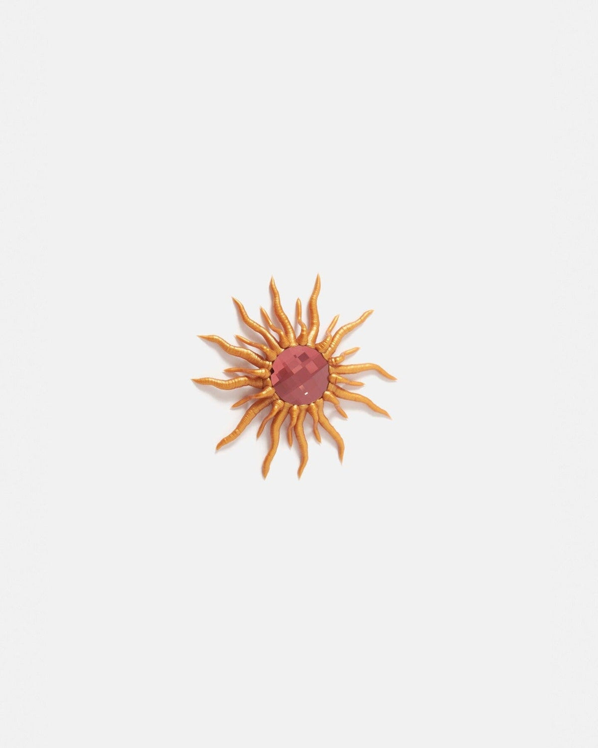 Broche sol golden morado Brooches Joaquin Blanco 