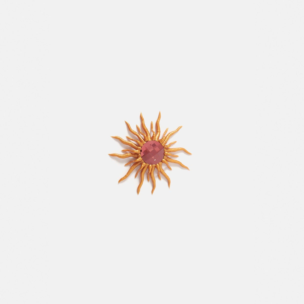 Broche sol golden morado Brooches Joaquin Blanco 
