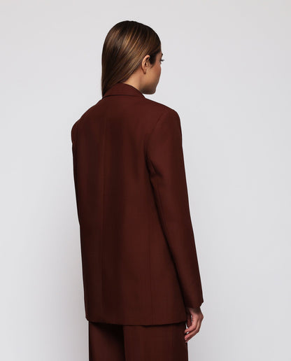 Brown wool blazer Jackets Mirto 