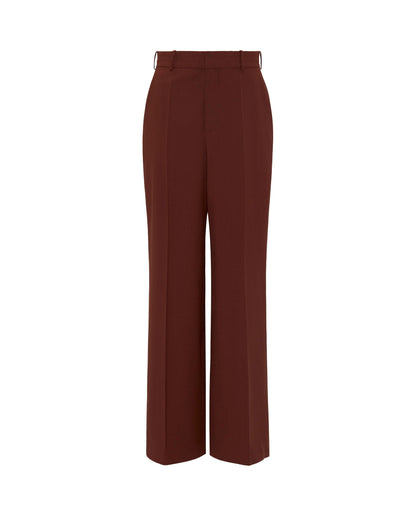 Brown wool suit trousers Trousers Mirto 