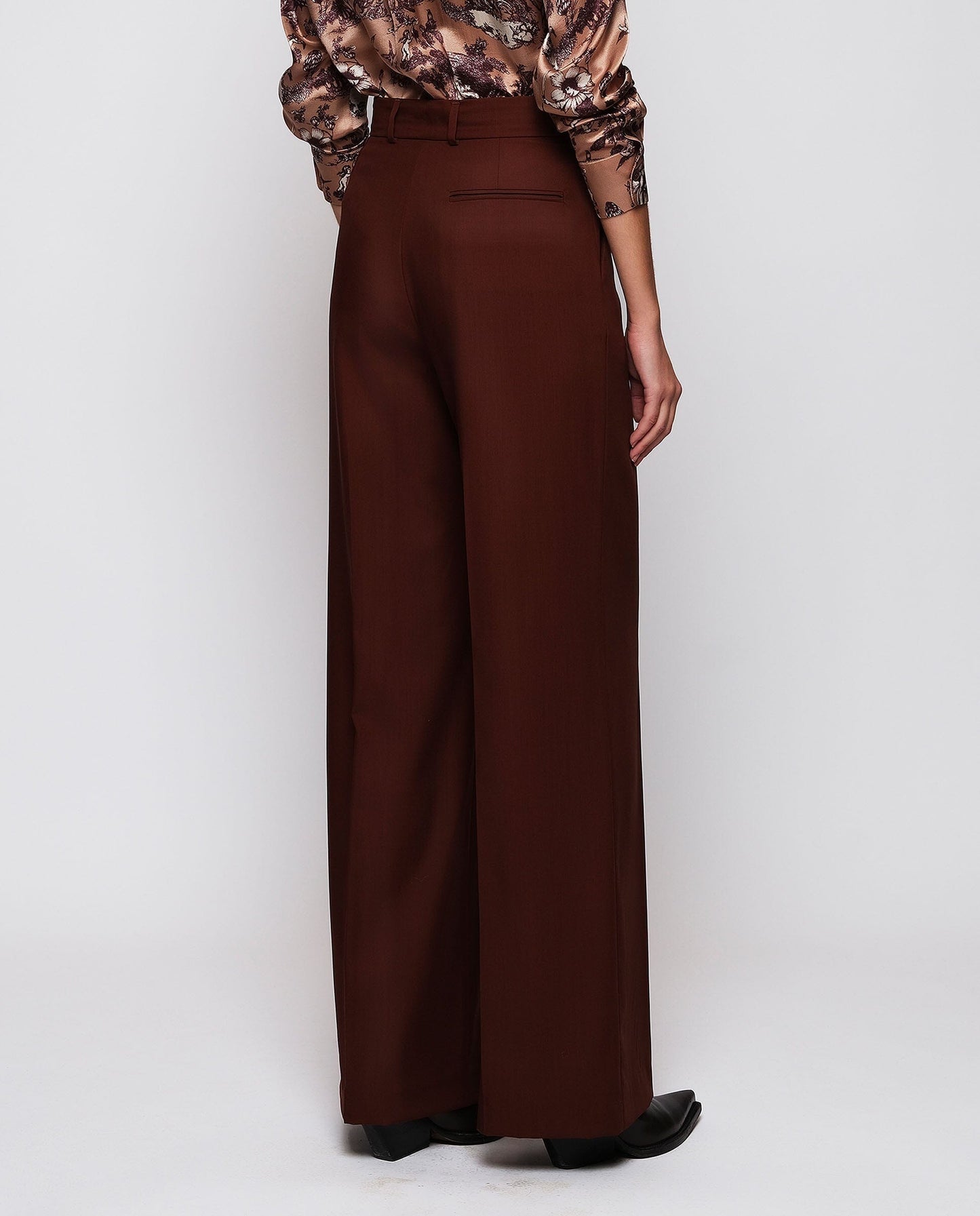 Brown wool suit trousers Trousers Mirto 