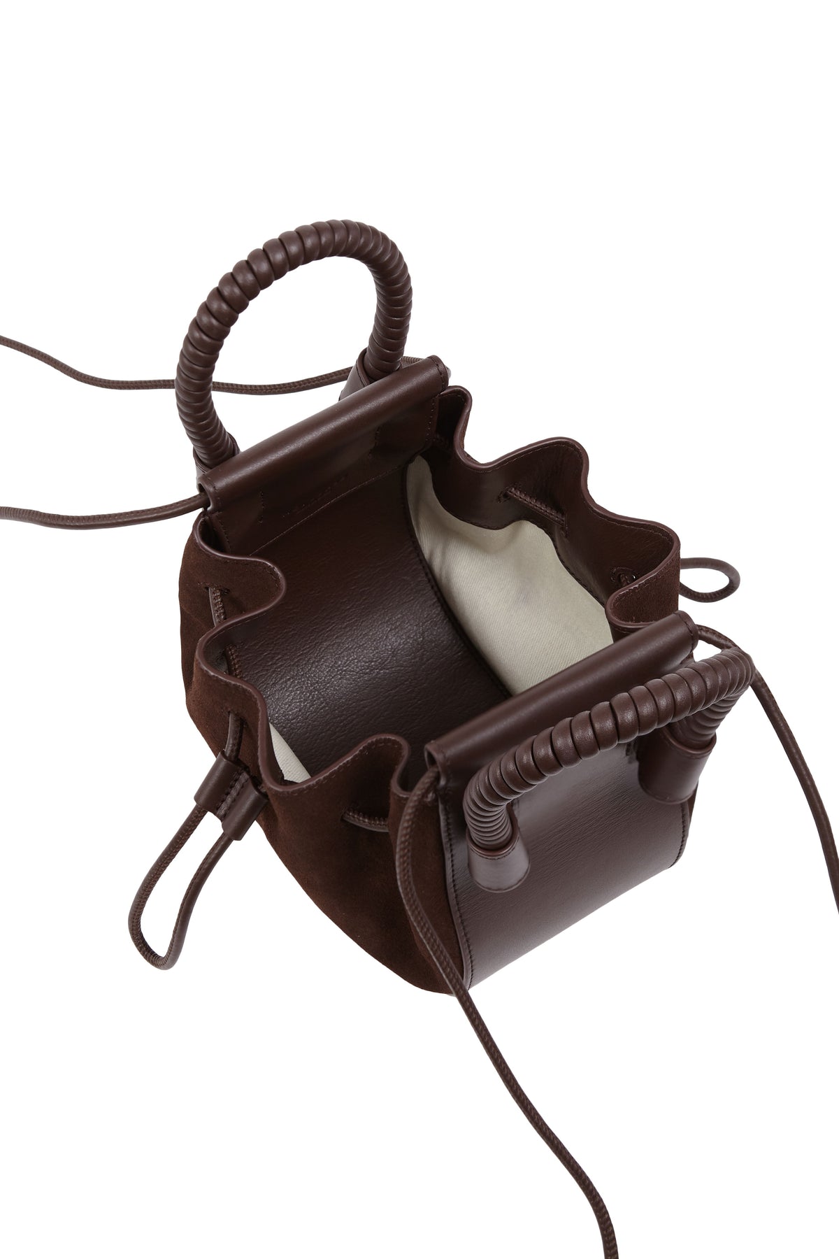 Bubble Bag | Dark Chocolate Suede · Moi & Sass · vista 5