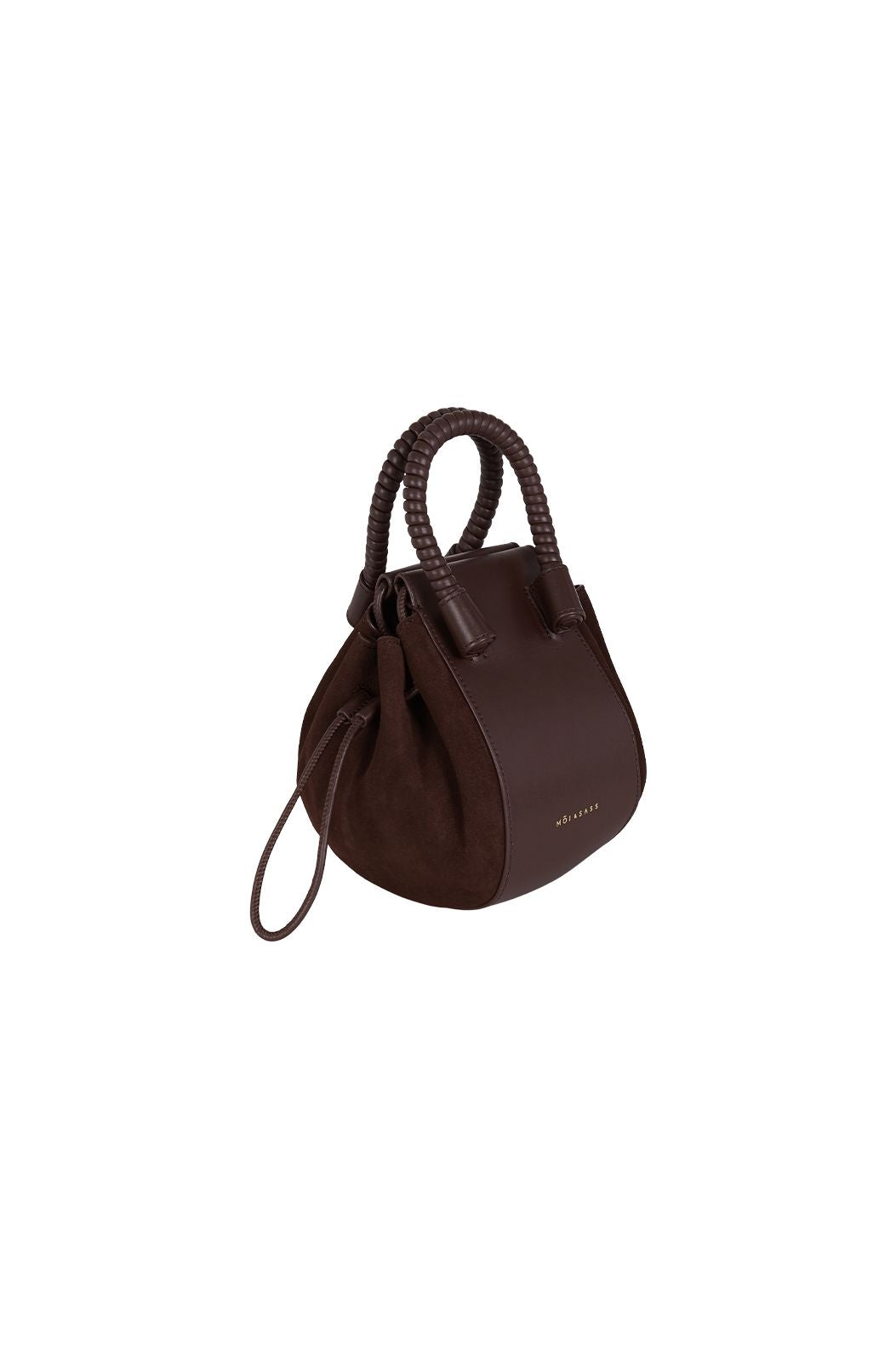 Bubble Bag | Dark Chocolate Suede · Moi & Sass · vista 2