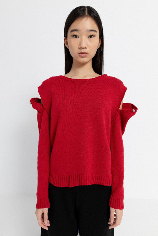 Bullet sweater red Sweaters Carlota Cahis 