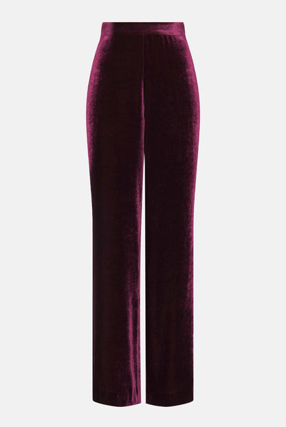 Burgundy velvet trousers Trousers Mirto 