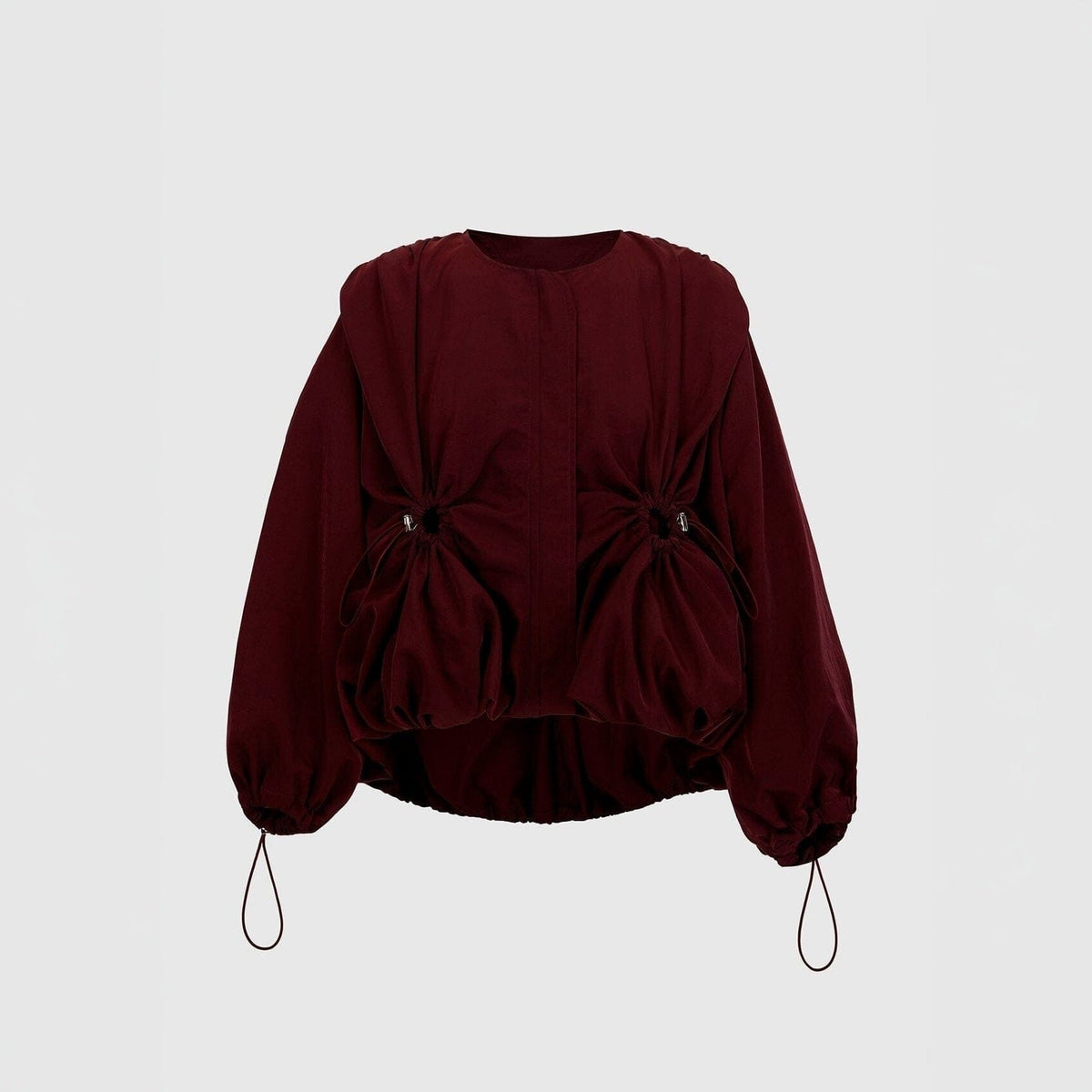 Burgundy water-repellent bomber jacket Jackets Boscoier 
