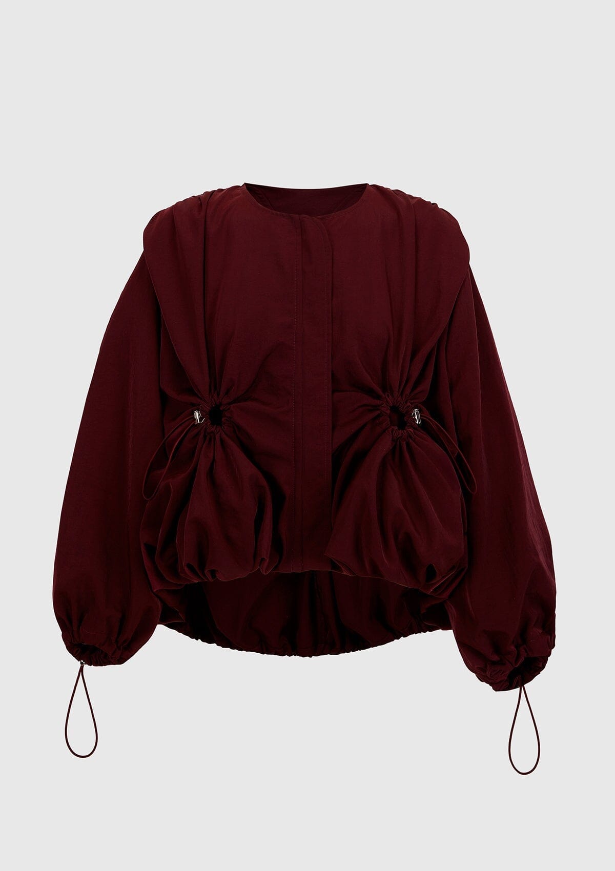 Burgundy water-repellent bomber jacket Jackets Boscoier 