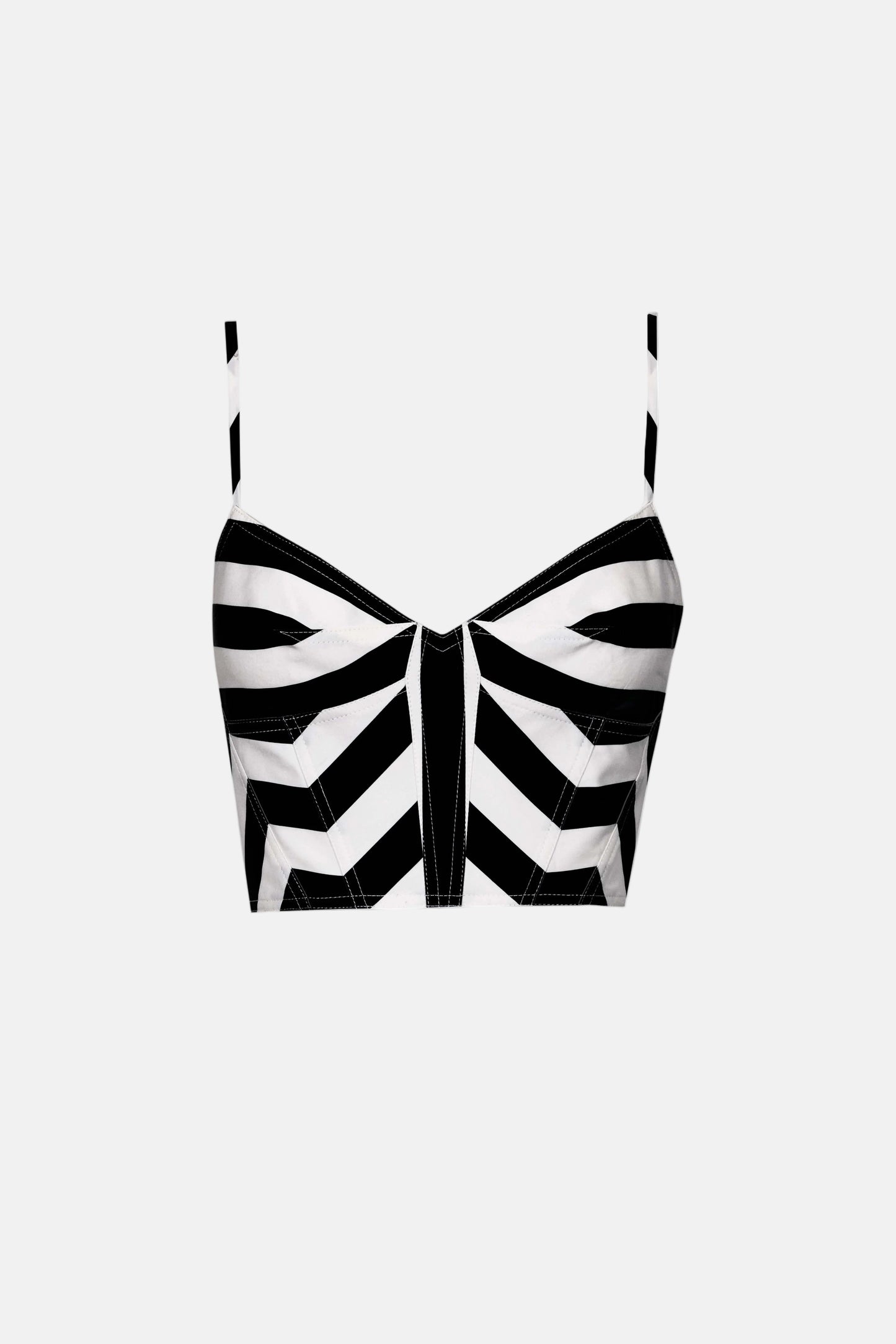 B&W Stripes Top Tops and Blouses PALOMO SPAIN 
