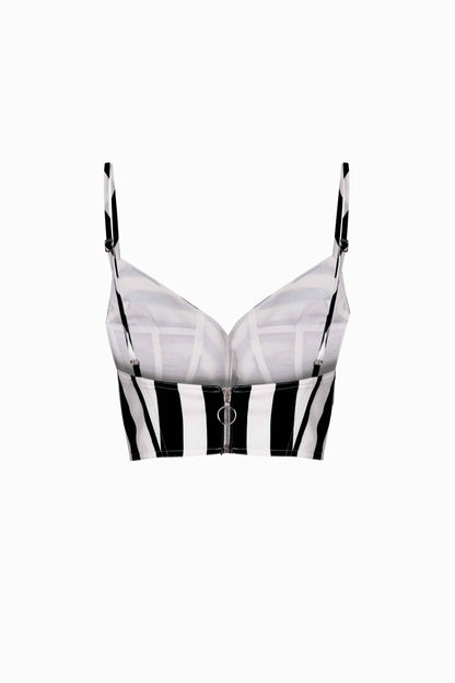 B&W Stripes Top Tops and Blouses PALOMO SPAIN 
