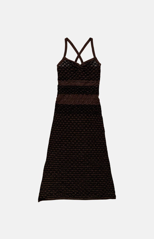 Cadaques Dress Brown Dresses Carlota Cahis 