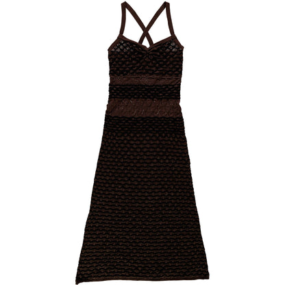 Cadaques Dress Brown Dresses Carlota Cahis 