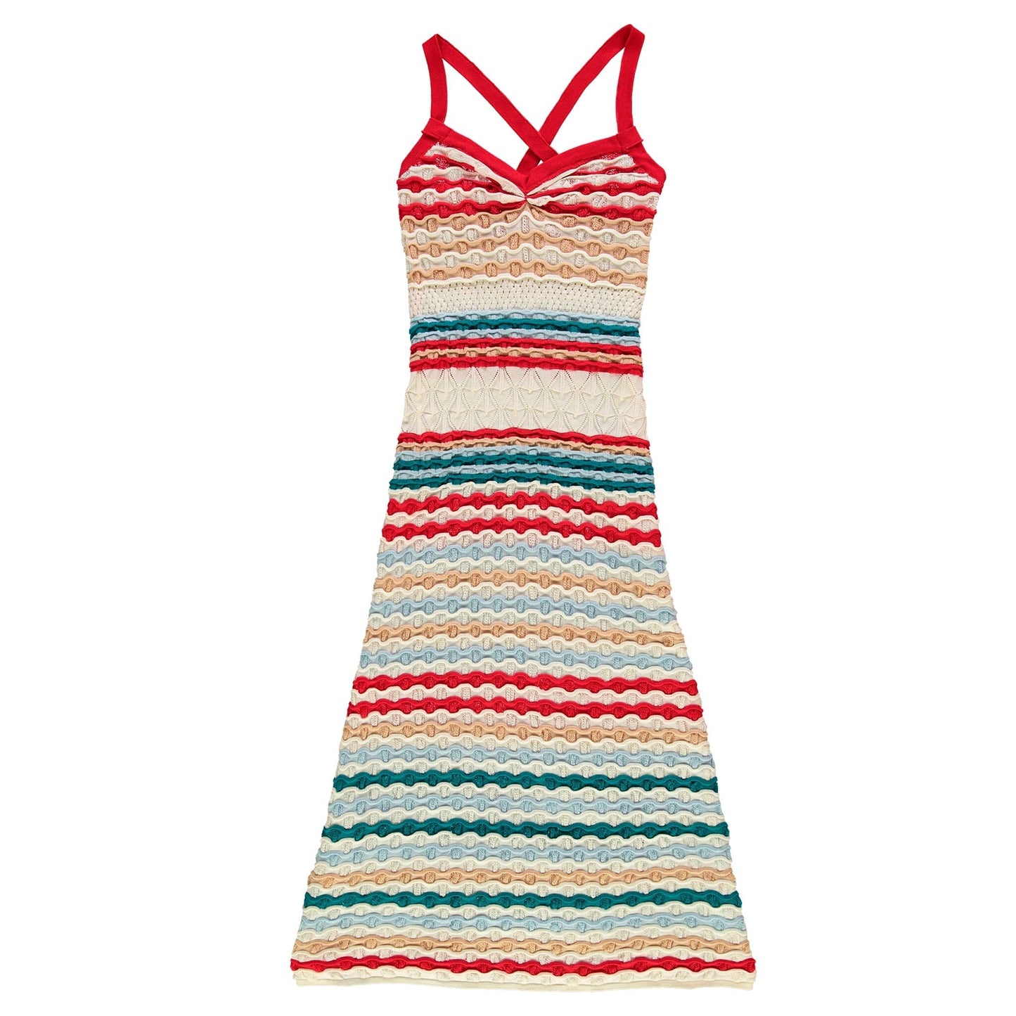 Cadaques Dress Multicolor Tops and Blouses Carlota Cahis 