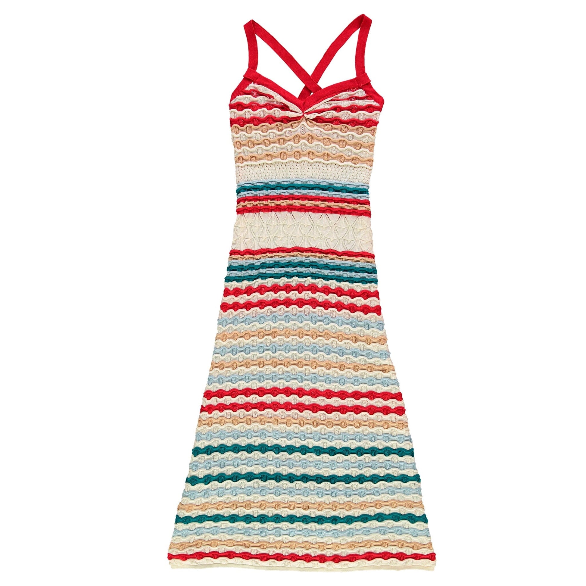 Cadaques Dress Multicolor Tops and Blouses Carlota Cahis 