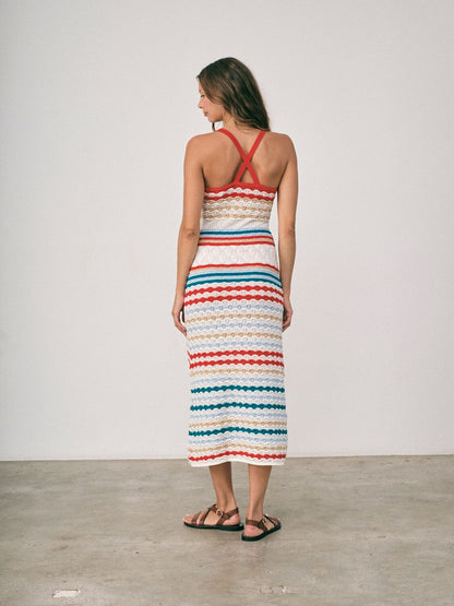 Cadaques Dress Multicolor Tops and Blouses Carlota Cahis 