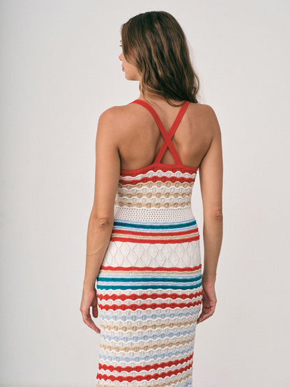 Cadaques Dress Multicolor Tops and Blouses Carlota Cahis 