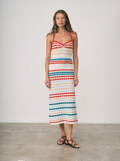 Cadaques Dress Multicolor Tops and Blouses Carlota Cahis 