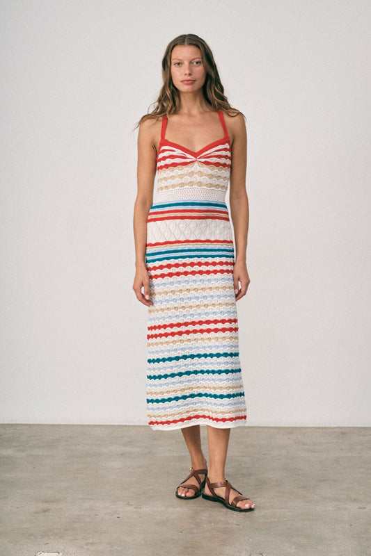 Cadaques Dress Multicolor Tops and Blouses Carlota Cahis 
