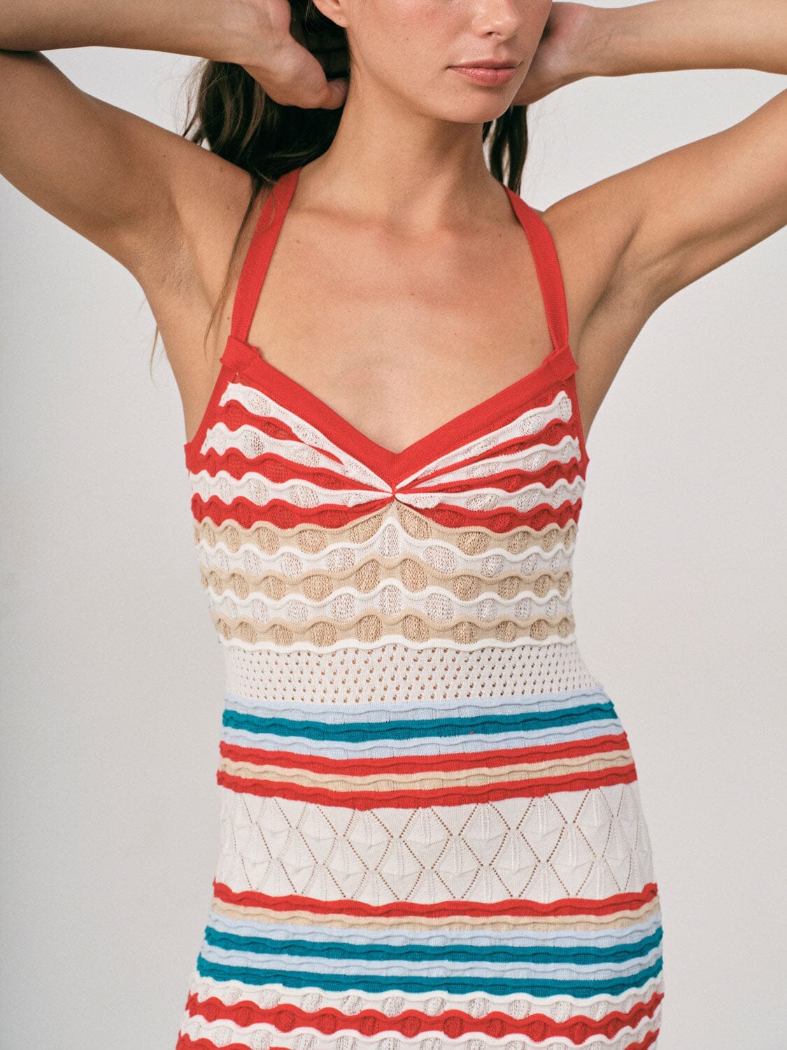 Cadaques Dress Multicolor Tops and Blouses Carlota Cahis 