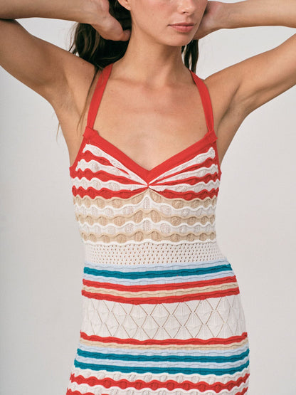 Cadaques Dress Multicolor Tops and Blouses Carlota Cahis 