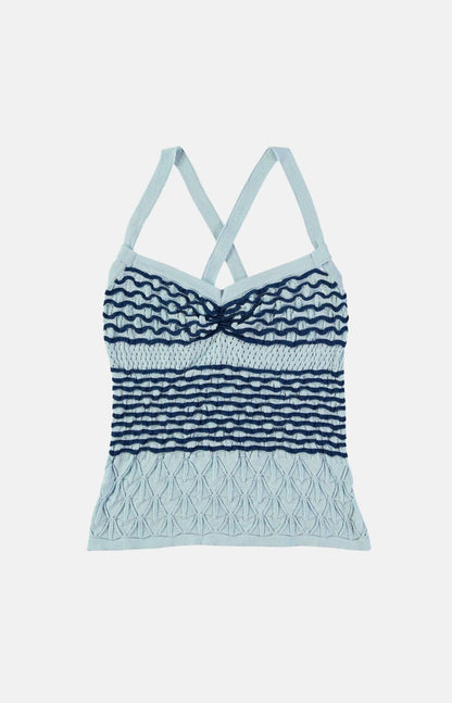 Cadaques Top Blue Trousers Carlota Cahis 