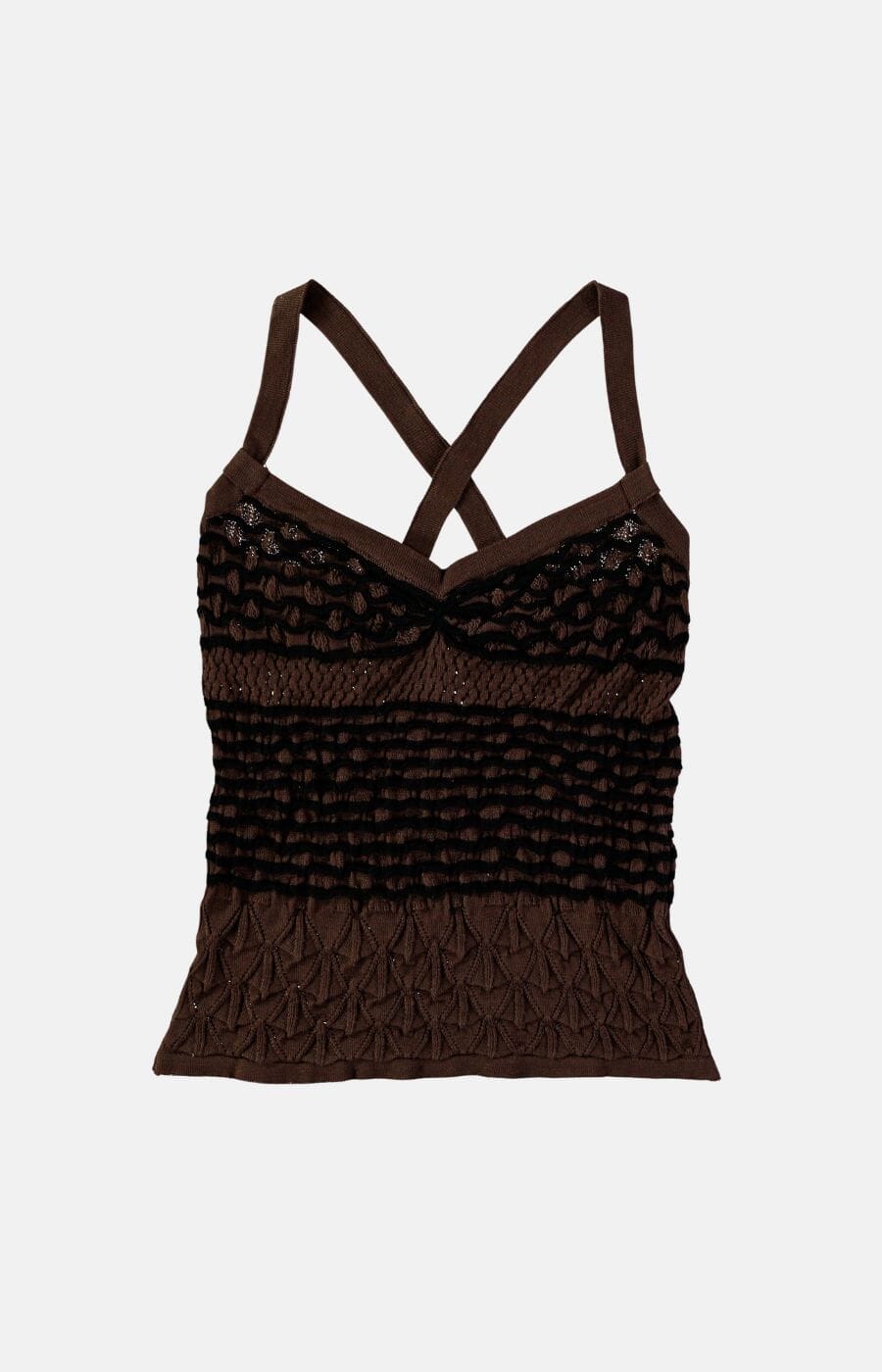 Cadaques Top Brown Tops and Blouses Carlota Cahis 